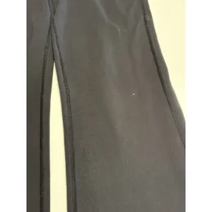 Nike Women Dri-FIT Yoga Pants | Wide Leg Black Athletic Lounge | Medium thumbnail 4