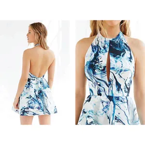 Keepsake x UO Beautiful Liar Dress Blue thumbnail 3