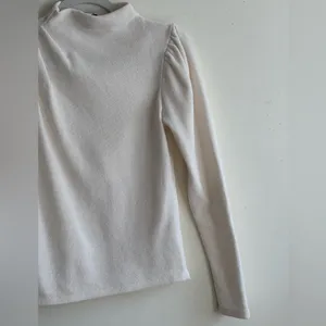 Express Cream Women's Mock Neck Long Sleeves Sweater Size XS/TP thumbnail 4