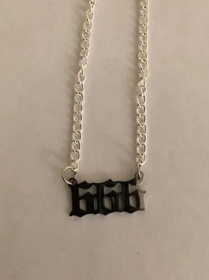 666 Angel Number Necklace  thumbnail 2