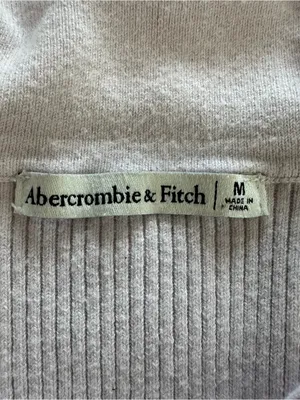 Abercrombie Women’s Medium Button Front Collared Cardigan Lavender thumbnail 4