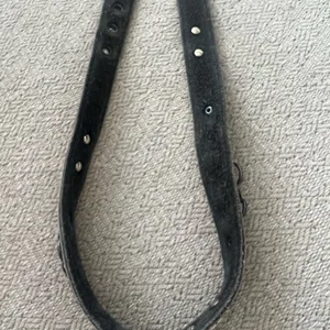 Vintage 501 Levi's Brown Leather Belt with metal Accents thumbnail 11