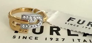 Furla Gold and Silver Ring Is Understated but Eye-catching | Full Inclusion thumbnail 1