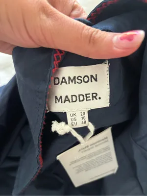 Damson Madder Lykke shirt in navy new nwt thumbnail 4