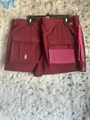 115 FP Movement by Free People Burgundy Cargo Skort med thumbnail 2
