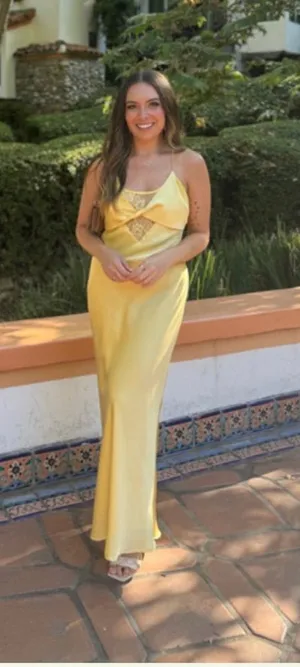 If By Sea Satin Slip Maxi Dress thumbnail 1
