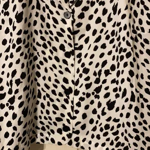 NWT Express Dalmatian spotted button down blouse thumbnail 5