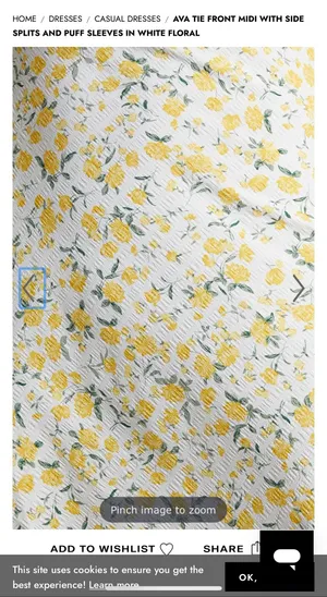 Showpo Tie Front Midi Floral Dress thumbnail 5