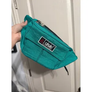 Vintage Casad Teal Fanny Pack Nylon Waist Bum Bag‎ Retro Gorpcore Granola 80s thumbnail 2