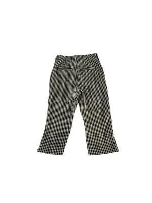 Anthropologie Maeve Gingham Capri Pants Women’s 4 High Rise Cropped Stretch thumbnail 2