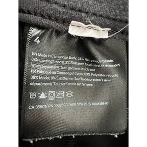 Lululemon Women's Size 4 Black High rise Softstreme straight leg crop thumbnail 5