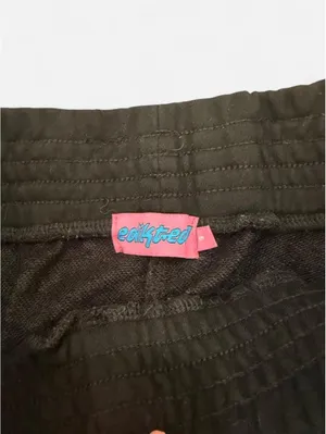Edikted Black Graphic Sweatpants Size Small thumbnail 4