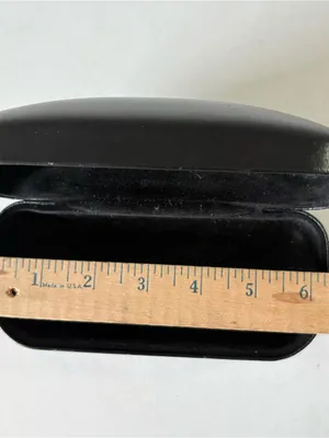 Coach New York Black Clamshell Sunglasses Case Hard Shell Eyeglass Cases thumbnail 8