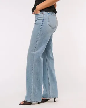 Abercrombie Curve Love High Rise 90s Relaxed Jean NWT thumbnail 3