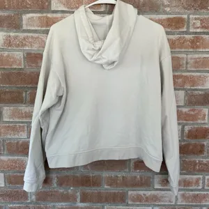 Everlane Hoodie Sweatshirt 100% Human White Small thumbnail 6