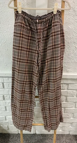 Free People Hudson Canyon Plaid Pants thumbnail 1