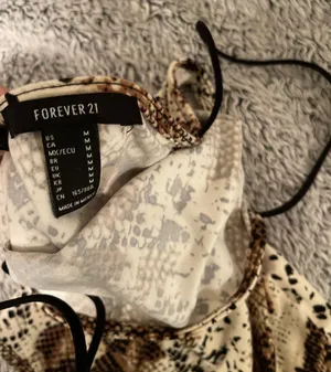 Forever 21 snakeskin bodysuit thumbnail 2