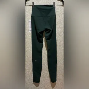 Lululemon NWT Legacy Green Wunder Train High-Rise Tights 28” Leggings Size 2 thumbnail 9