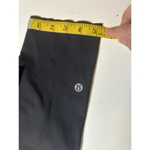 Lululemon Fast Free Crop II Nulux 19" Black First Release Size 6 Womens thumbnail 11