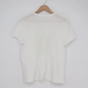 GAP Favorite Tee Womens Medium White Lemon Graphic Print Short Sleeve T-Shirt thumbnail 3