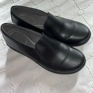 Dansko Linley Slip Resistant Leather Platform Slip-On Shoes(Size 40) thumbnail 5