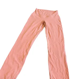 Lululemon High Waisted Pull-On Leggings Full Length Salmon Peach Size 4 Women's thumbnail 4