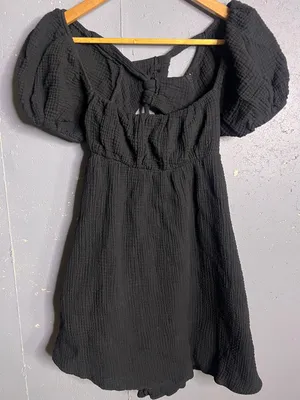 PRINCESS POLLY Let’s Dance Mini Dress in Black. Size 4 thumbnail 3