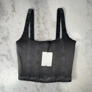 Zara Charcoal Washed Denim Corset Crop Top Structured Bustier Cotton Wmns Small thumbnail 2