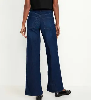 Old Navy extra high rise super wide leg jean size 4 thumbnail 7
