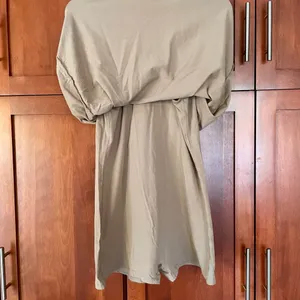 Movement Hot Shot Mini Dress Built In Shorts Mocha Latte Size Large thumbnail 9