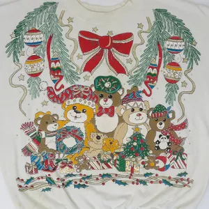 Vintage 80s Holiday Time Christmas Sweatshirt thumbnail 5