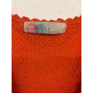 Free People FP Beach Sz L Orange Emma Fauxchet Knit Sleeveless Boho Midi Dress thumbnail 6