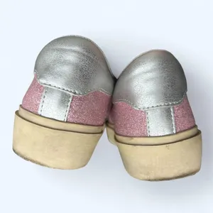Shu Shop REBA White & Pink Sparkle Tennis Shoes Fashion Sneaker size 6.5 Glitter thumbnail 10