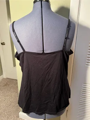 Old Navy Women’s Plus Sz 3X First-Layer Camisole Tank Top Black Jack Square Neck thumbnail 6