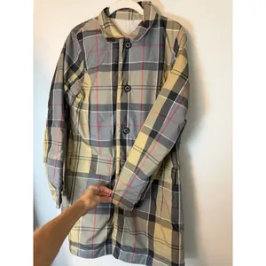 Barbour Babbity Reversible Waterproof Jacket Womens US 6 Tan/plaid NEW READ thumbnail 13