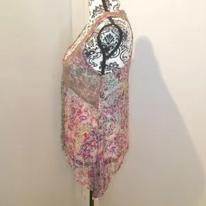 Buffalo Sheer Lace Racerback Top thumbnail 3