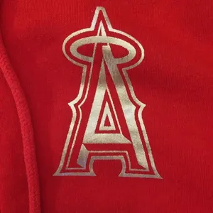 Pink by Victoria Secrets Anaheim Angels red zip up hoodie medium thumbnail 2