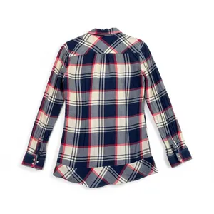 American Eagle Outfitters Plaid Henley Top – Size 4 thumbnail 2