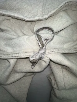 VTG Y2K Abercrombie & Fitch Sweatpants Gray Spellout Back Logo Joggers Large thumbnail 8