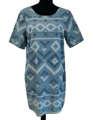 Old Navy Blue Cotton Dress(Size Small) thumbnail 1