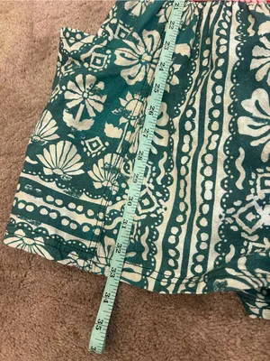 Free People Palm Bay Tropical Bandana Print Shortalls Romper medium NWOT thumbnail 10