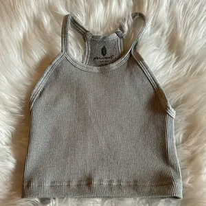 Free People Happiness Runs Crop Tank in Heather Grey thumbnail 10