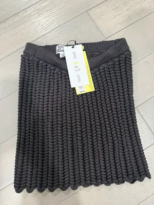 Knitted Black Skirt thumbnail 3