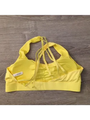 Nine Bull Strappy Cross Back Sports Bra with Removable Pads Size XXL thumbnail 4