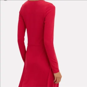 NWT‎ Intermix Serena ribbed faux wrap dress Sz P thumbnail 3