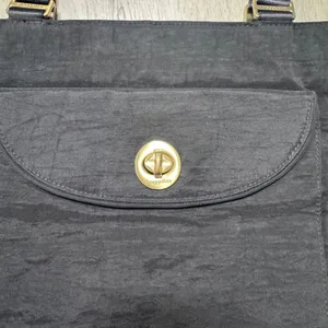 Baggallini La Paz Tote Black‎ Nylon Crossbody Bag Gold Hardware Travel Everyday thumbnail 2