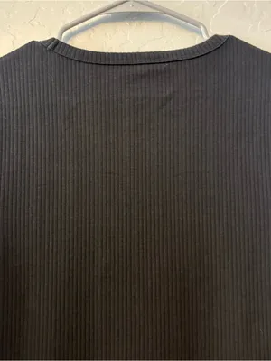 Gap black short sleeve rib tee size medium tall thumbnail 13