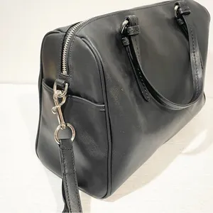 Coach Crossgrain Carryall Satchel Zip top Closure Double Handle Purse Bag‎ Black thumbnail 5
