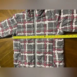 THE NORTH FACE Full Zip Puffer Ski Winter Jacket Plaid Outdoors Snow Size XS thumbnail 5