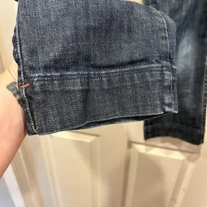 James Jeans Dry Aged Denim Women 27 Dark‎ Wash Bootcut Kick Crop Made in USAUSA thumbnail 7